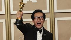 Ke Huy Quan, the child star who played ‘Short Round’ in Indiana Jones, capped a succesful return to the silver screen with an Oscars win on Sunday evening.