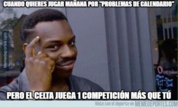 Los mejores memes de la suspensión del Celta-Real Madrid