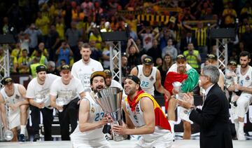 Sergio Llull y Felipe Reyes.