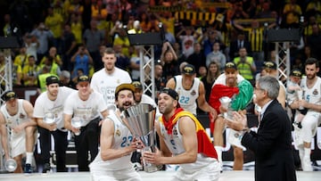 Sergio Llull y Felipe Reyes.