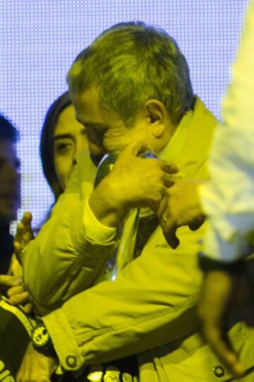 La celebración del Equipo Tigres UANL Campeon del Torneo Apertura 2015 de la Liga MX en su llegada al Aeropuerto de la Ciudad de Monterrey y donde desfilaron hasta la Macroplaza.
