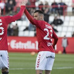 El Nàstic prosigue su escalada: agónica victoria en el minuto 95