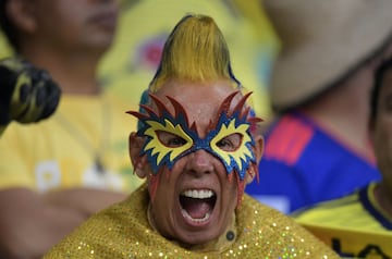 La Selección Colombia y la Selección Argentina se enfrentaron en la primera fecha del grupo B de la Copa América. Las hinchadas ambientaron la Arena Fonte Nova antes, durante y después del encuentro. 