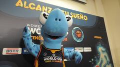 La tortuga Tina, mascota del Mundial femenino de Tenerife 2018.