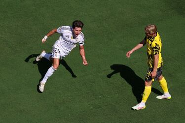 Filtró Gonzalo para la llegada de Alexander Arnold hasta línea de fondo, poniendo un gran centro atrás para encontrar el empuje de Fran García, que finalizó con un gran remate y el tanto del 2-0.