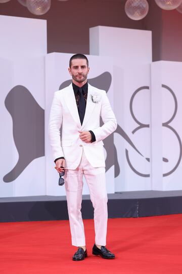 Pelayo Daz durante el Festival Internacional de Cine de Venecia celebrado en el Lido de Venecia.