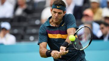 Del Potro vuelve a romperse: fractura en su rótula derecha