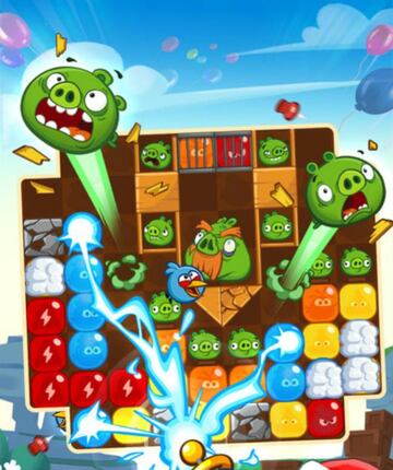 Interfaz de Angry Birds Blast