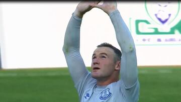¡Tremendo golazo de Rooney en su vuelta al Everton!