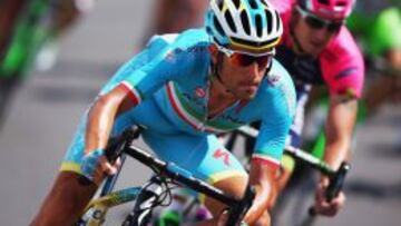 Vincenzo Nibali, durante el Tour de Om&aacute;n.