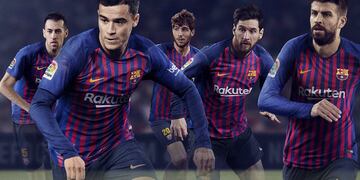 El Barça presenta la equipación para la temporada 2018/19