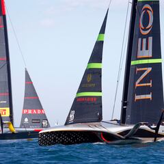 Ineos Britannia y Luna Rossa se neutralizan en el debut (1-1)