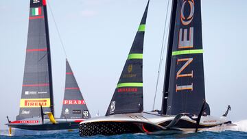 Ineos Britannia y Luna Rossa se neutralizan en el debut (1-1)