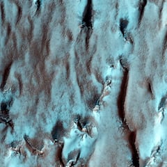 Descubren unos misteriosos reflejos en Marte