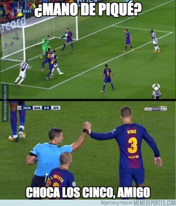 Los mejores memes del Barcelona-Juventus