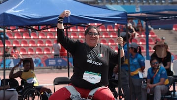 Gilda Cota consigue medalla de plata en su debut en Paralímpicos