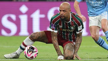 Felipe Melo, durante la final del Mundial de Clubes de 2023, contra el Manchester City.