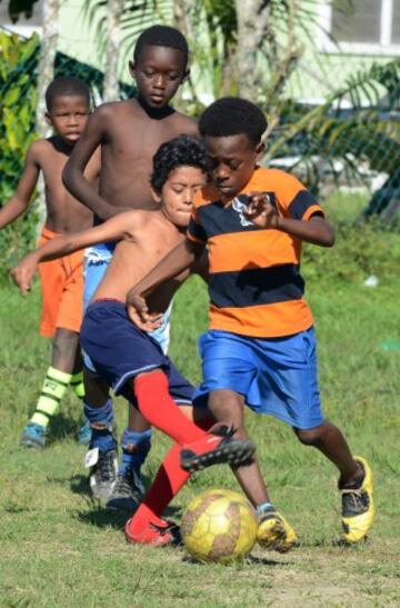 El fútbol como medio para salir de la pobreza infantil en Honduras