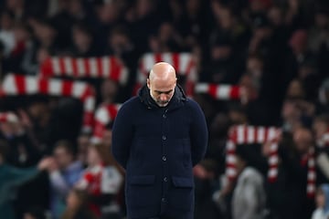 Pep Guardiola durante el encuentro.