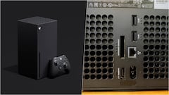 Los puertos traseros de Xbox Series X cuentan con indicadores táctiles para personas ciegas