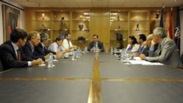 Miguel Cardenal ha presidido hoy la reunión con los presidente de las federaciones olímpicas.