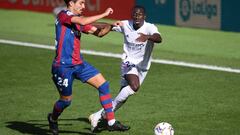 Ferland Mendy, en una jugada de ataque ante el Levante.