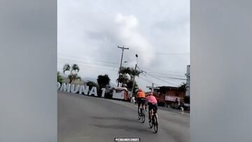 Sergio Higuita y Egan Bernal entrenan en Cali: "Apocalipsis"