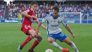 Carlos Ruiz, jugador del CD Tenerife, durante un partido.