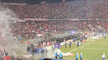 En disturbios termina la final de la Copa BetPlay