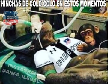 Así se burlaron de Colo Colo en las redes sociales.