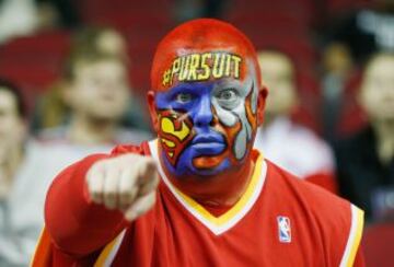 Un aficionado de los Rockets.