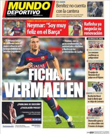 Portadas de la prensa deportiva