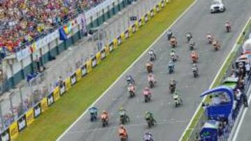 Salida del GP de Jerez 2015.