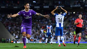 La resurrección de James: ya es el más rentable para Zidane