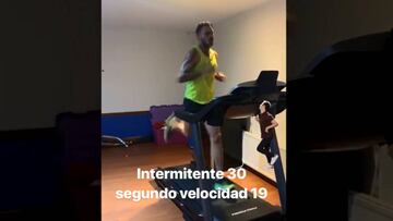 Entrenamiento y cena: la intensa noche navideña de Pinilla