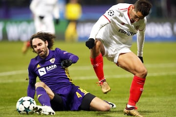 Ben Yedder con Marko Suler.