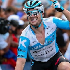 Barbier sorprende en un tenso final con caída de Evenepoel