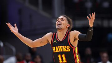 Trae Young, estrella de los Atlanta Hawks de la NBA.