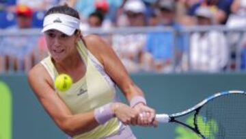 Muguruza no bajó los brazos
en su "segunda casa"