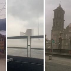 Fuertes vientos levantan ceniza del volcán Popocatépetl; así fue el espectacular momento