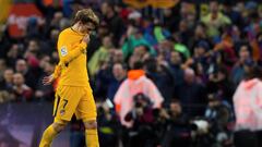 Un Atleti tocado en el Camp Nou