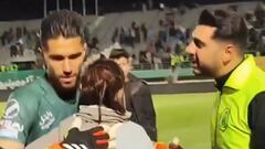 Suspendido un futbolista iraní tras abrazar a una mujer tras un partido