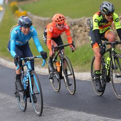 Mavi García rozó el triunfo ante Marianne Vos en Yorkshire