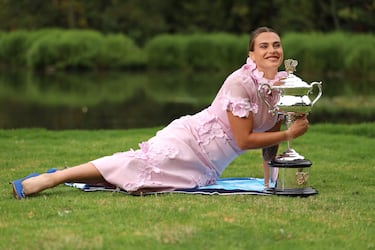 Sabalenka: ¡°Me gusta posar, sobre todo siendo campeona¡±