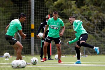 El cuadro verdolaga sigue entrenando para preparar el clásico del fin de semana ante América de Cali en el Estadio Atanasio Girardot.