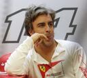 Alonso, satisfecho tras los libres: "Ha sido una jornada muy útil"