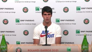 Alcaraz: "Estoy mejorando cosas que no venía haciendo bien"