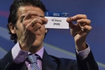 Sorteo de los cuartos de Champions en imágenes