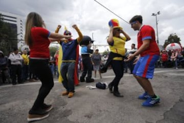 Las mejores imágenes de la previa del Ecuador - Chile