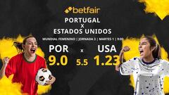 Portugal vs. Estados Unidos: horario, TV, estadísticas, clasificación y pronósticos del Mundial Femenino 2023